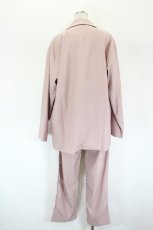 画像2: NieR Clothing / NieRちゃんシルエット刺繍ジャケット&パンツセットアップ  ピンク I-26-09-15-077-PU-OP-SA-ZI (2)