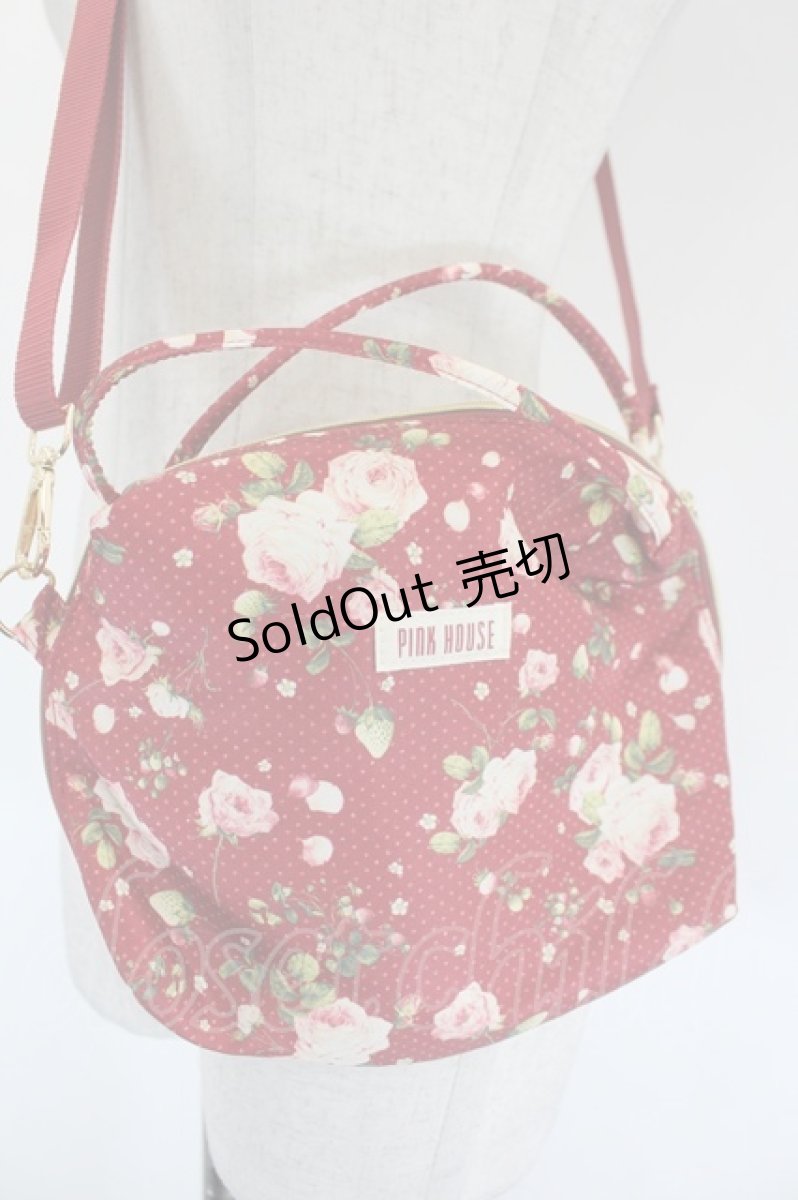 画像4: PINK HOUSE / Berry Roseプリントの3WAYミニバッグ   I-26-09-15-109-LO-BG-SA-ZI (4)