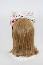 画像2: BABY,THE STARS SHINE BRIGHT / スローモーションブーケ〜あの日の私の想い〜柄　カチューシャ  白 I-26-09-15-118-BA-AC-SA-ZI (2)