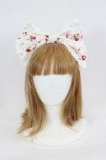 画像4: BABY,THE STARS SHINE BRIGHT / スローモーションブーケ〜あの日の私の想い〜柄　カチューシャ  白 I-26-09-15-118-BA-AC-SA-ZI (4)
