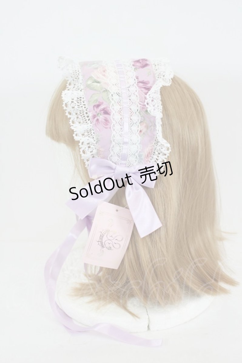 画像3: metamorphose / はしごレースリボン花柄ヘッドドレス  ラベンダー I-26-09-15-119-ME-AC-SA-ZI (3)