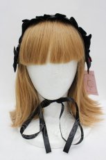 画像2: metamorphose / 刺繍入りセーラーヘッドドレス  黒Ｘ赤 I-26-09-15-121-ME-AC-SA-ZI (2)