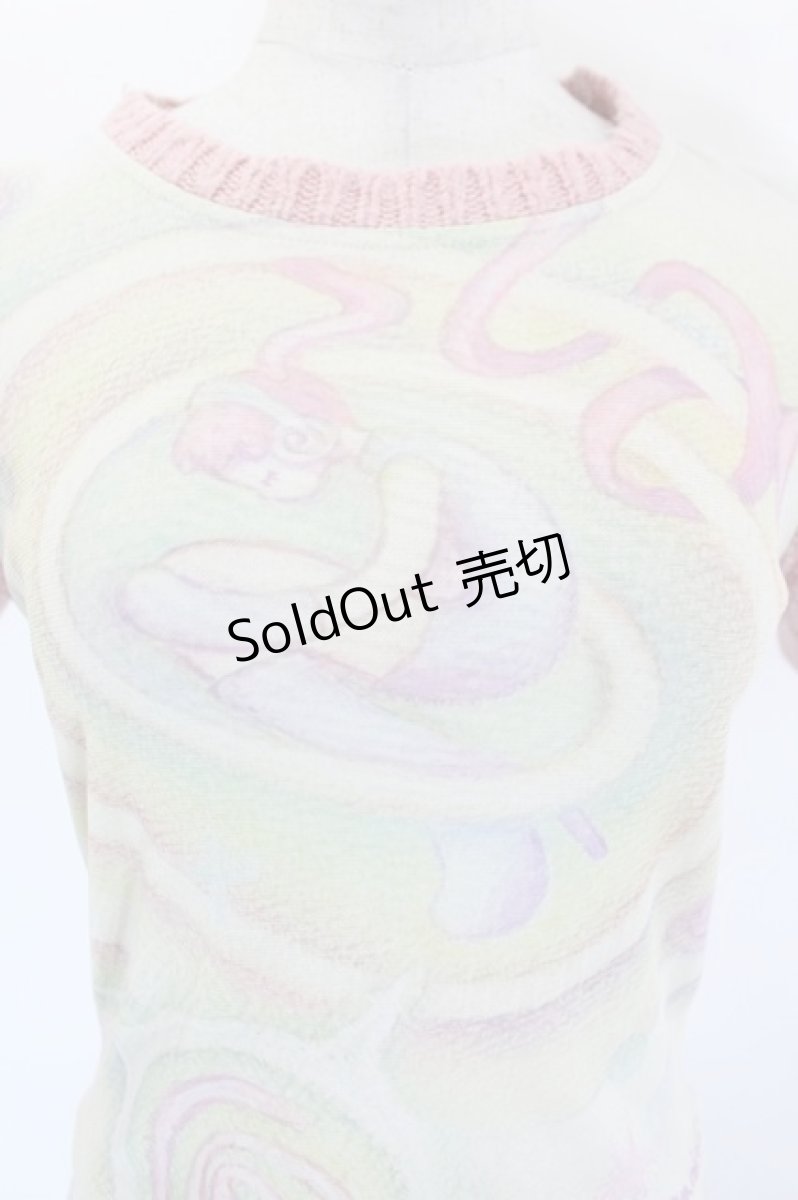 画像4: SIXTH DIMENSION / Do-Re-Mi Mesh Tee XS マルチ I-26-09-15-013-LO-PA-TE-ZI (4)