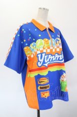 画像3: ACDC RAG / YummyハーフZIPシャツ  青 I-26-09-15-019-PU-BL-SA-ZI (3)