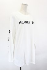 画像3: Honey Cinnamon / Honey Boyプリントカットソー  白Ｘ黒 I-26-09-15-021-LO-TO-SA-ZI (3)