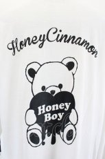 画像4: Honey Cinnamon / Honey Boyプリントカットソー  白Ｘ黒 I-26-09-15-021-LO-TO-SA-ZI (4)