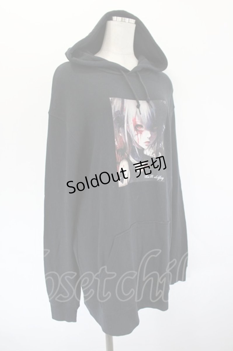画像3: NieR Clothing / 擬人化パーカー  黒 I-26-09-15-022-PU-TO-SA-ZI (3)