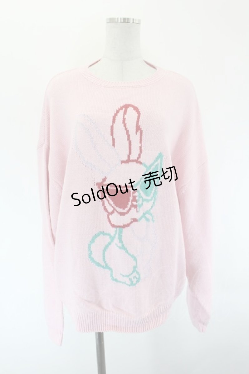 画像1: Candy Stripper / COOL BUNNY KNIT  ピンク I-26-09-16-023-PU-TO-TE-ZI (1)
