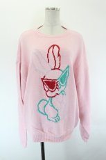 画像1: Candy Stripper / COOL BUNNY KNIT  ピンク I-26-09-16-023-PU-TO-TE-ZI (1)