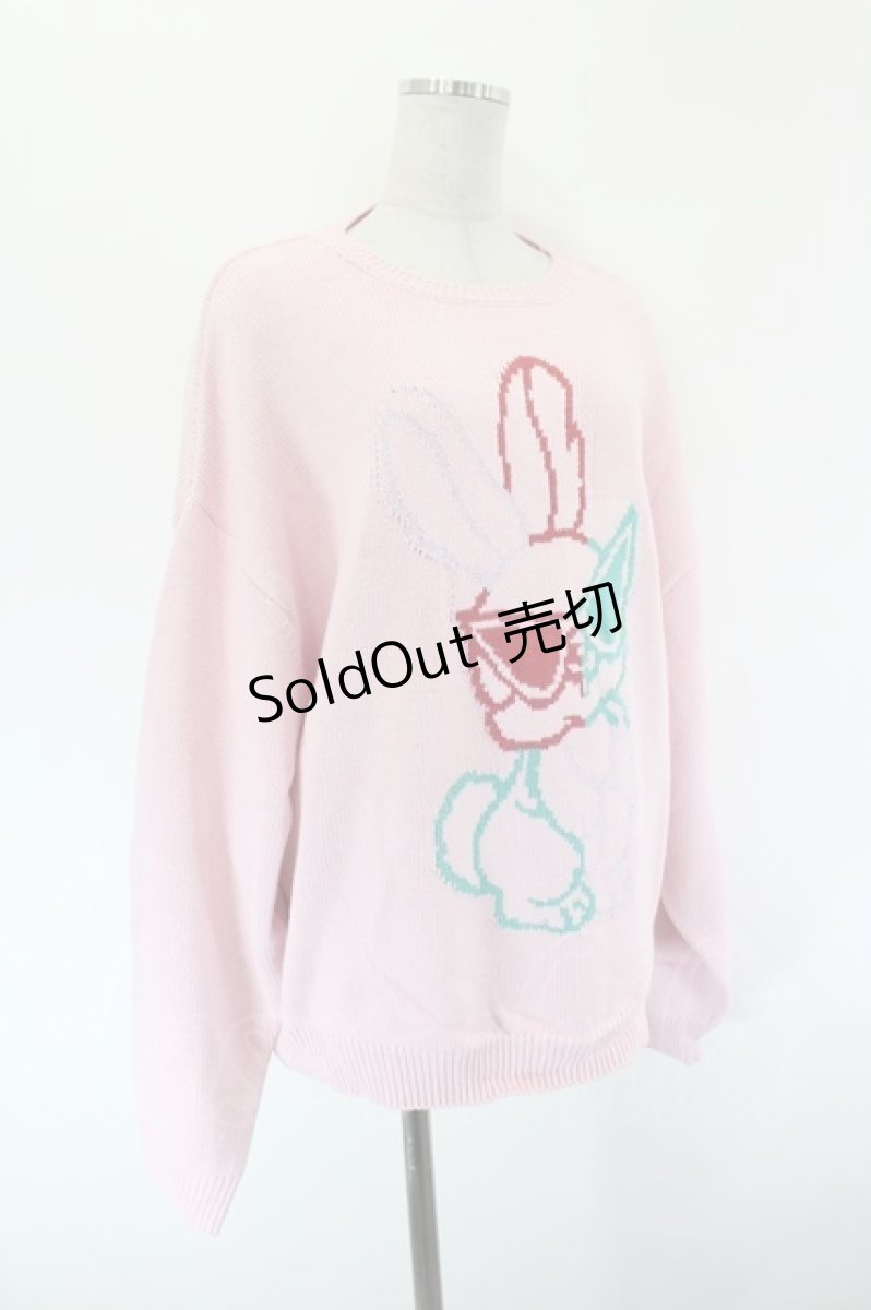 画像3: Candy Stripper / COOL BUNNY KNIT  ピンク I-26-09-16-023-PU-TO-TE-ZI (3)