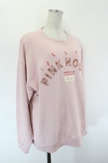 画像3: PINK HOUSE / ロゴプリント＆アップリケ使いトレーナー  ピンク I-26-09-16-032-LO-TO-TE-ZI (3)