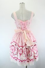 画像3: BABY,THE STARS SHINE BRIGHT / 青い鳥柄ウエスト切替ジャンパースカート  ピンク I-26-09-16-056-BA-OP-TE-ZI (3)