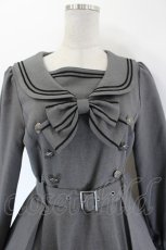 画像5: metamorphose / セーラー長袖ワンピース  グレー I-26-09-16-058-ME-OP-SA-ZI (5)