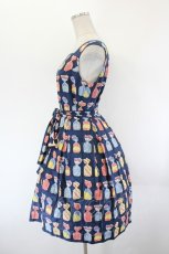 画像2: Jane Marple / Fruit Candyサンドレス  紺 I-26-09-16-065-JM-OP-SA-ZI (2)