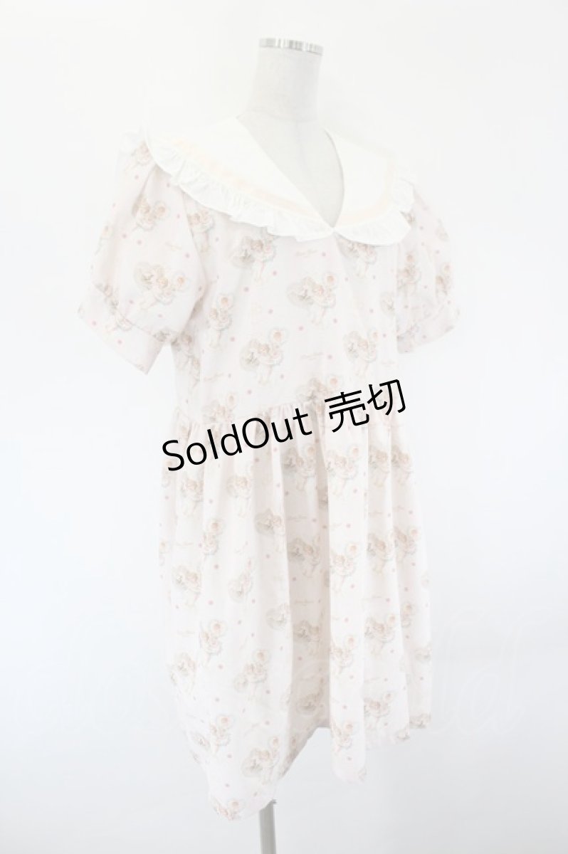 画像4: Rose Marie seoir / Angel sailor one-piece dress  ピンク I-26-09-16-070-LO-OP-TE-ZI (4)