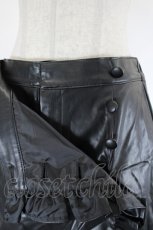 画像3: MILK / Wrap レザーキュロット  黒 I-26-09-16-093-ML-PA-TE-ZI (3)