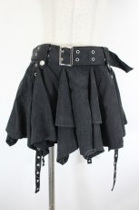 画像1: jouetie / アシメヘムベルテッヂミニスカート  黒 I-26-09-16-094-LO-SK-SA-ZI (1)