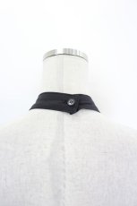 画像2: MARBLE / チェーン付きフリルタイ  黒 I-26-09-16-107-GO-ZA-TE-ZI (2)