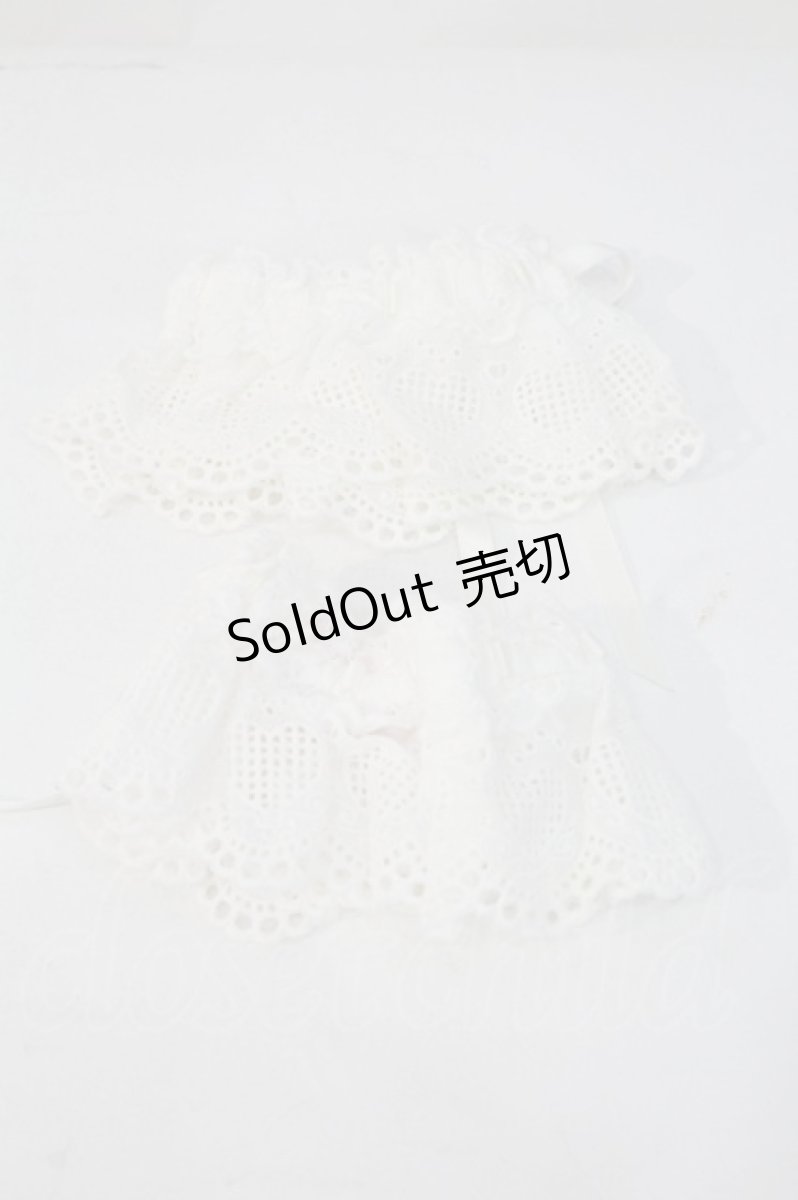 画像2: BABY,THE STARS SHINE BRIGHT / ハートレースのお袖とめ  白 I-26-09-16-128-BA-ZA-TE-ZI (2)