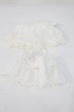 画像2: BABY,THE STARS SHINE BRIGHT / ハートレースのお袖とめ  白 I-26-09-16-128-BA-ZA-TE-ZI (2)