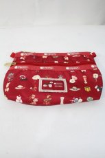 画像1: PINK HOUSE / LeSportsac×PINK HOUSE コスメティックポーチ  赤 I-26-09-16-133-LO-ZA-TE-ZI (1)