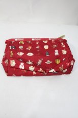 画像2: PINK HOUSE / LeSportsac×PINK HOUSE コスメティックポーチ  赤 I-26-09-16-133-LO-ZA-TE-ZI (2)