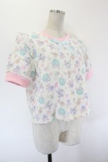 画像3: Nile Perch / Baby Giftワッフルカットソー  白×ピンク I-26-09-16-017-LO-TO-TE-ZI (3)