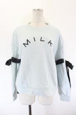 画像1: MILK / Ribbon stringトップス  サックス I-26-09-16-020-ML-TO-TE-ZI (1)