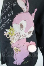 画像3: MILK / バニープリントパーカー  黒 I-26-09-17-039-ML-TO-TE-ZI (3)