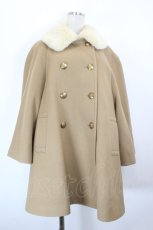 画像1: Jane Marple / Fur Collar Cape Coat コート M ベージュ I-26-09-17-066-JM-CO-TE-ZI (1)