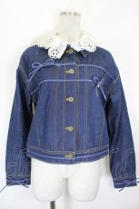 画像1: Shirley Temple / リボンデザインデニムジャケット F インディゴ I-26-09-17-071-ET-JA-TE-ZI (1)