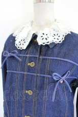 画像3: Shirley Temple / リボンデザインデニムジャケット F インディゴ I-26-09-17-071-ET-JA-TE-ZI (3)