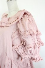 画像3: PINK HOUSE / little sunny bite×PINK HOUSE cambrick frill blouse  ピンク I-26-09-17-080-LO-BL-TE-ZI (3)