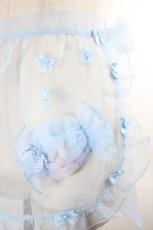 画像3: LOLITAその他(お買取対象外) / キャンディ付きオーガンジーエプロン  サックス I-26-09-17-101-LO-ZA-SA-ZI (3)
