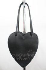 画像2: MILK / Vertical heart Bag  黒 I-26-09-17-108-ML-BG-SA-ZI (2)