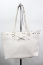 画像1: m petit by misako / サンリキャラクターズコラボトートバッグ  白 I-26-09-17-113-LO-BG-TE-ZI (1)