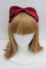 画像1: m petit by misako / AM*リボンカチューシャ  赤 I-26-09-17-118-LO-AC-TE-ZI (1)