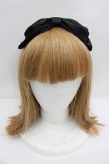 画像1: m petit by misako / AM*リボンカチューシャ  黒 I-26-09-17-119-LO-AC-TE-ZI (1)