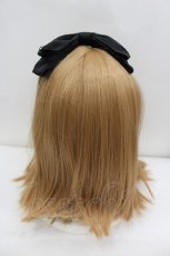 画像2: m petit by misako / AM*リボンカチューシャ  黒 I-26-09-17-119-LO-AC-TE-ZI (2)