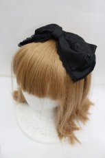 画像3: m petit by misako / AM*リボンカチューシャ  黒 I-26-09-17-119-LO-AC-TE-ZI (3)