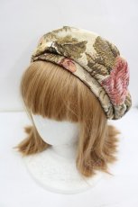 画像1: Kurumi Collaboration / KRM*ゴブランベレー ノエル・ド・メモワール　ベレー帽  ベージュ I-26-09-17-122-LO-AC-TE-ZI (1)