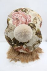 画像3: Kurumi Collaboration / KRM*ゴブランベレー ノエル・ド・メモワール　ベレー帽  ベージュ I-26-09-17-122-LO-AC-TE-ZI (3)