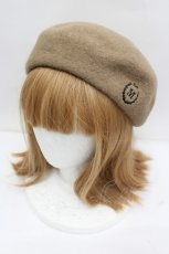 画像1: MILK / One Point Beret ベレー  ベージュ I-26-09-17-124-ML-AC-TE-ZI (1)