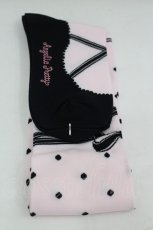 画像2: Angelic Pretty / トゥシューズ風オーバーニー  ピンク×クロ I-26-09-17-131-AP-ZA-SA-ZI (2)