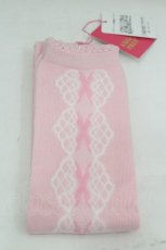 画像1: Angelic Pretty / Trio Ribbonオーバーニー  ピンク×ピンク I-26-09-17-132-AP-ZA-SA-ZI (1)