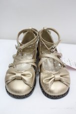 画像1: Angelic Pretty / Tea Partyシューズ M ゴールド I-26-09-17-139-AP-SH-SA-ZI (1)