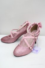 画像3: Angelic Pretty / Partyグリッターシューズ M ピンク I-26-09-17-140-AP-SH-SA-ZI (3)