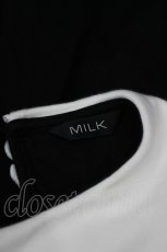 画像4: MILK / Bigカラートップス  黒Ｘ白 I-26-09-17-022-ML-BL-SA-ZI (4)