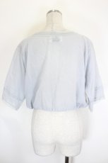 画像2: Katie / JULIET cross blouse F ブルーグレー I-26-09-17-027-LO-TO-TE-ZI (2)