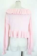 画像2: Angelic Pretty / フリルカラーニットカーディガン  ピンク I-26-09-17-029-AP-TO-SA-ZI (2)